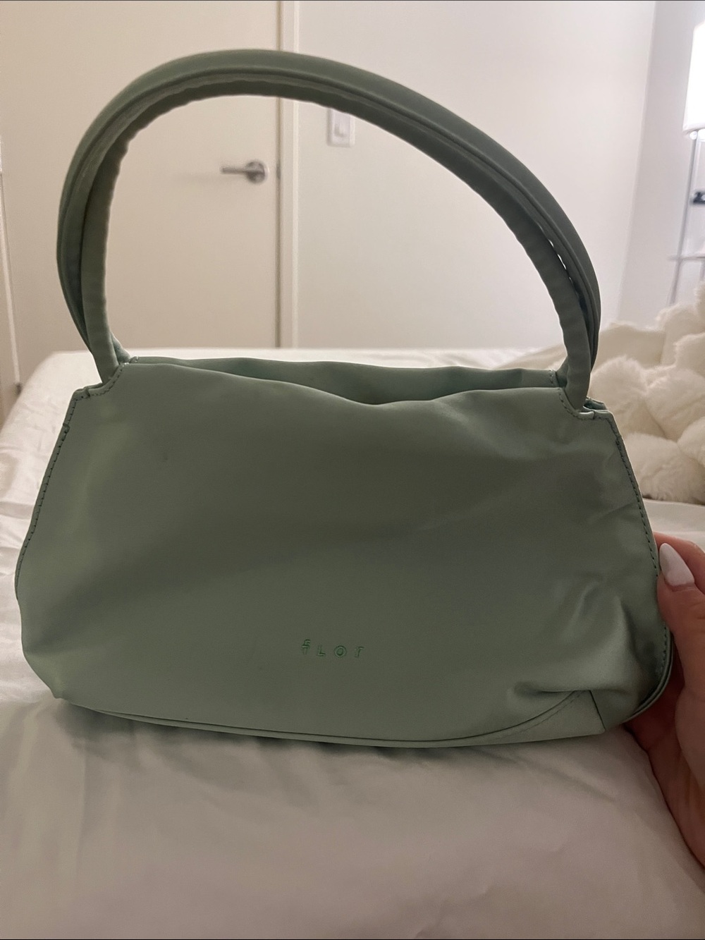 & Other Stories Light Mint Green Shoulder Bag